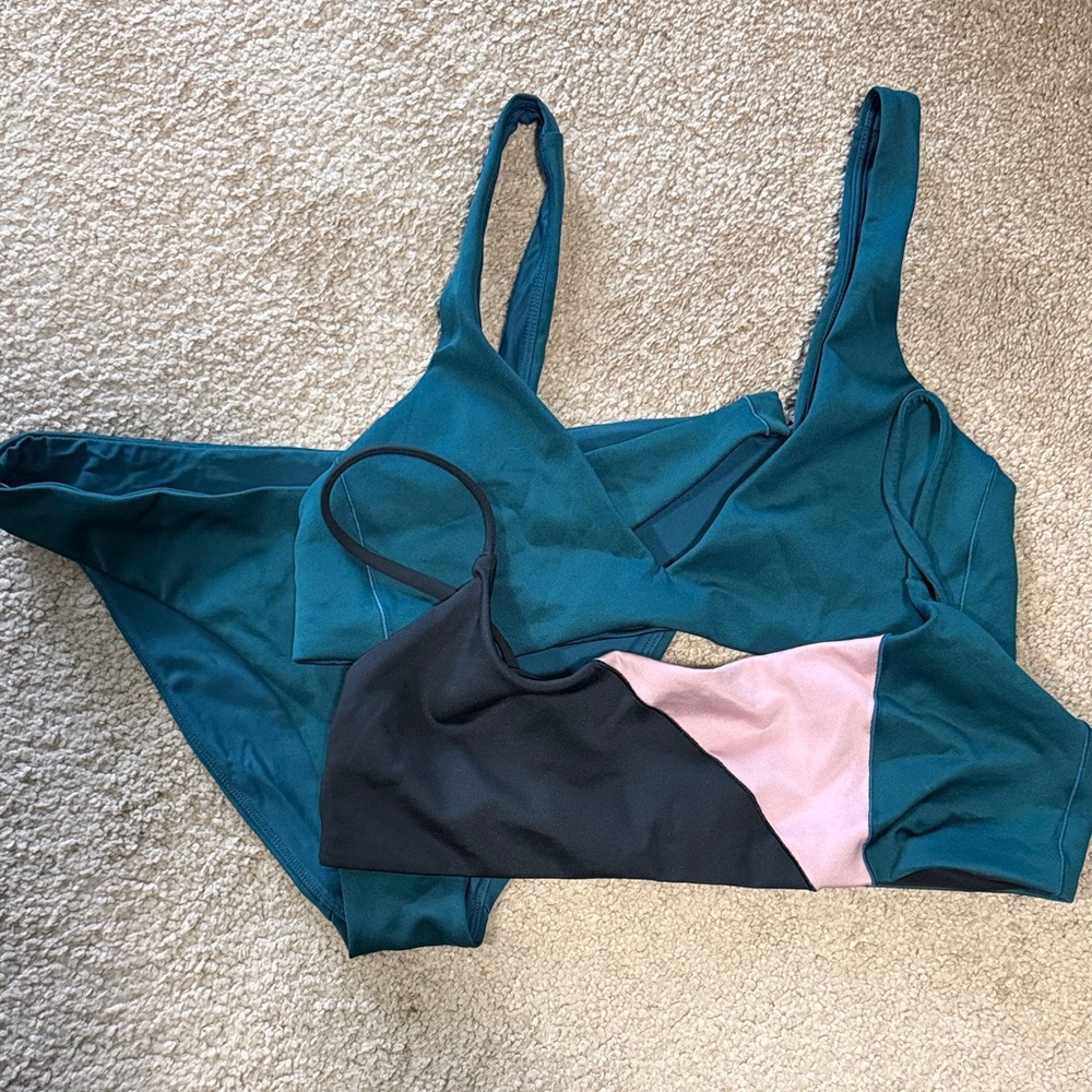 Left on Friday swim set